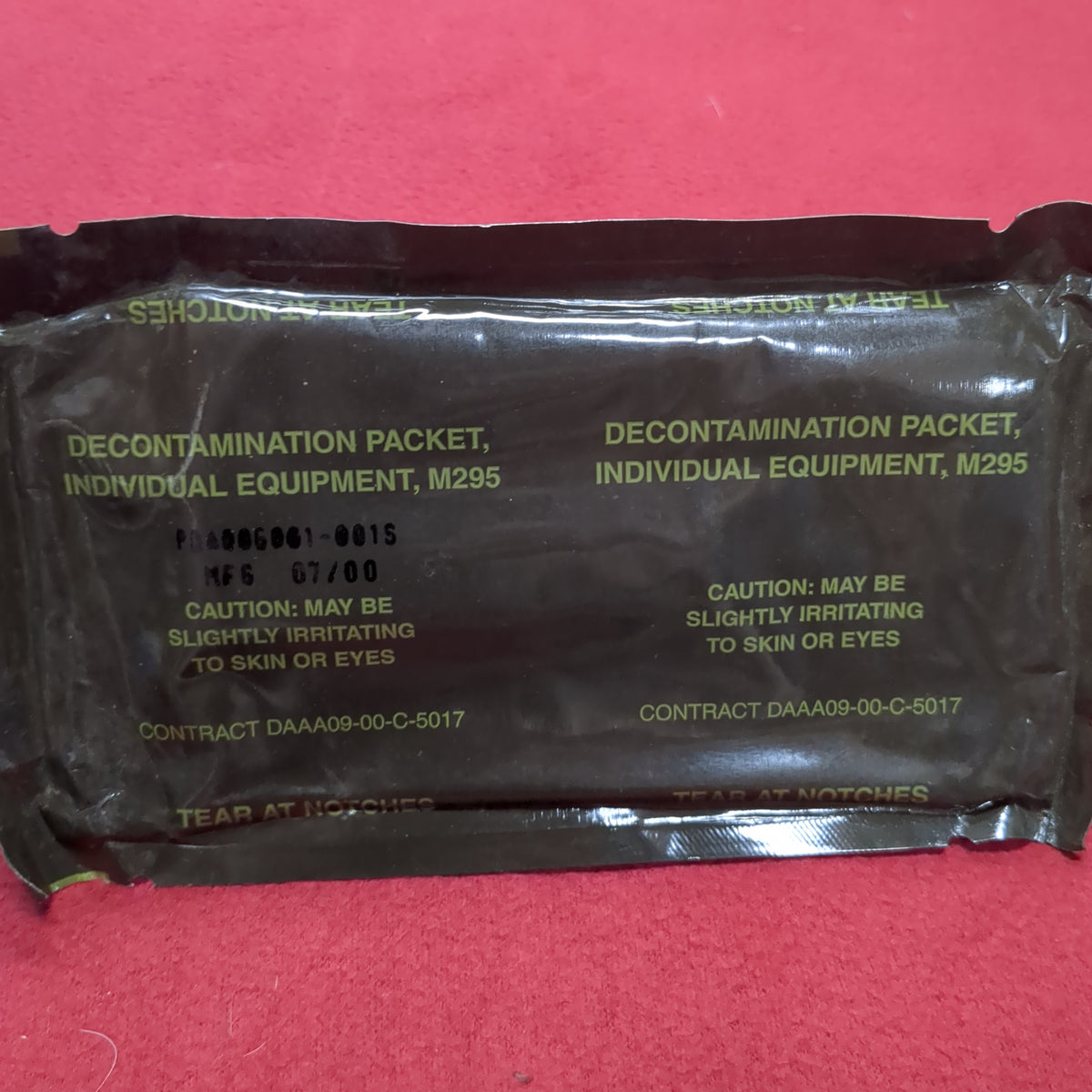 US Army M295 Individual Equipment Decontamination Packet (11cc10) – Gibsons  Tactical Tavern