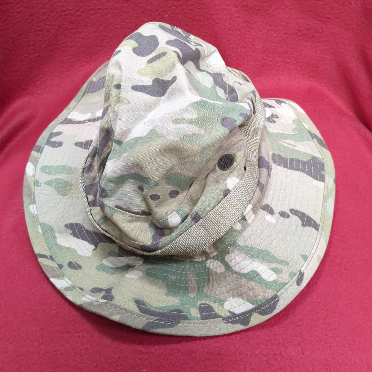 Army Woodland Camo Sun Hat - Bernard Cap