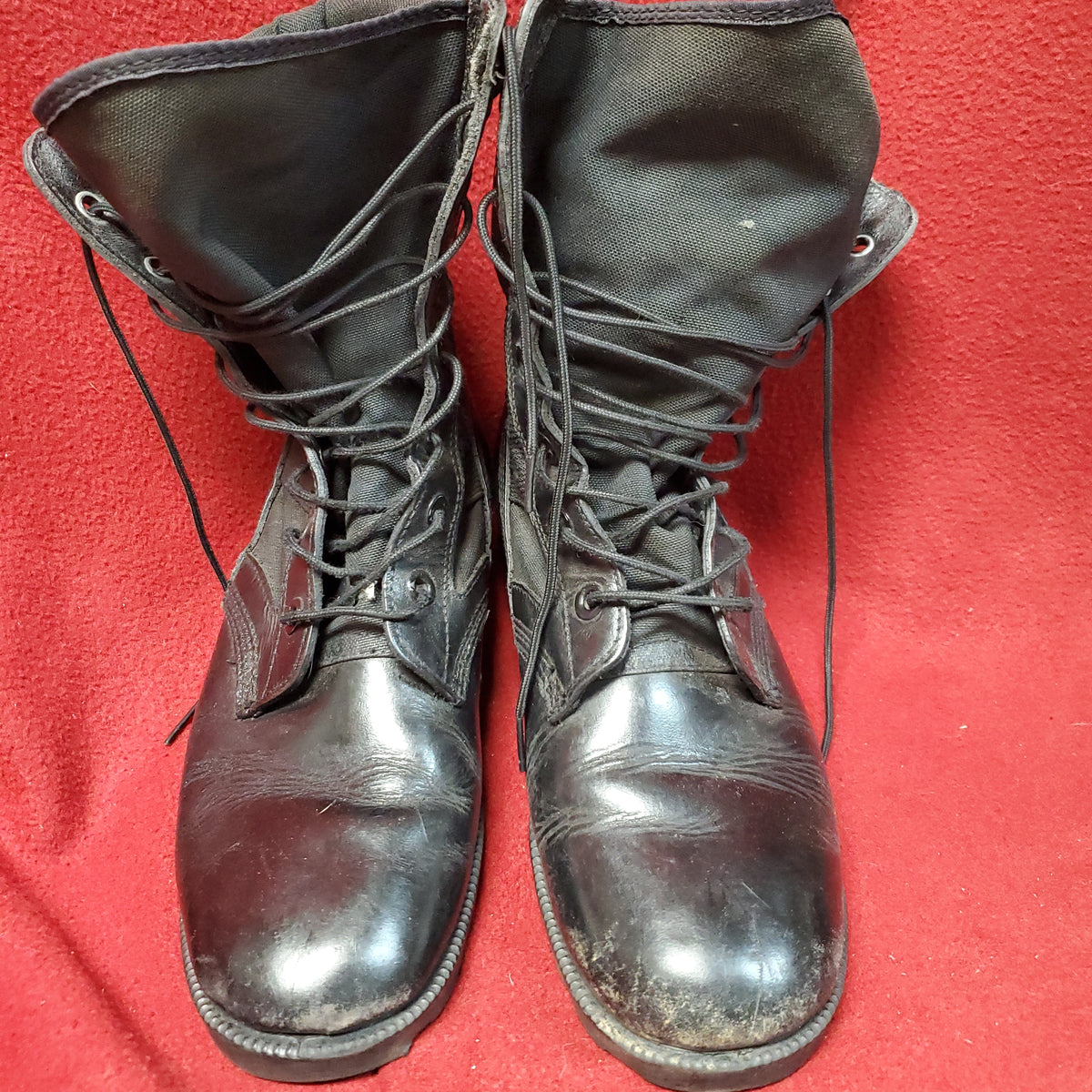 Altama black leather hot sale combat boots