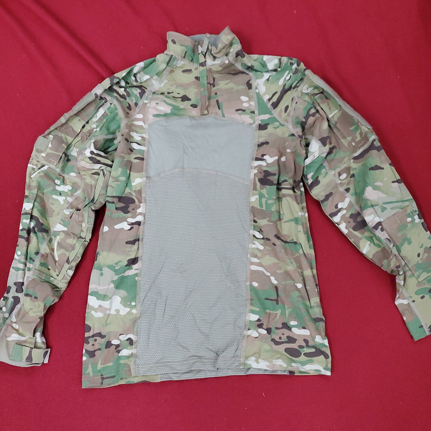 NOS US Army XL Xtra Large 1/4 Quarter Zip Type 2 Combat OCP Multicam FRAC Top Shirt (fa09-FEB50)