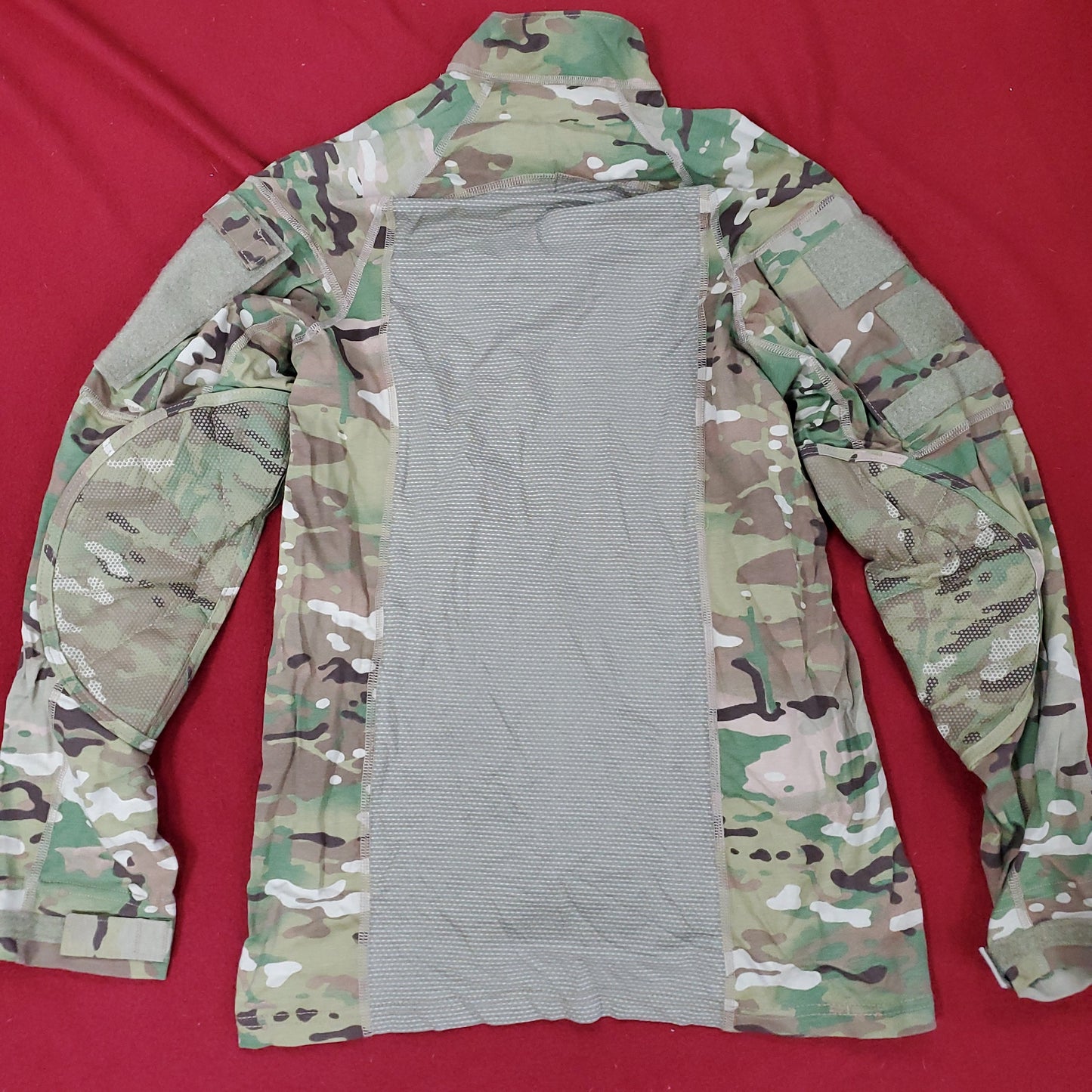 US Army Medium 1/4 Quarter Zip Type 2 Combat OCP Multicam FRAC Top Shirt (CSO- fa10-AUG228)