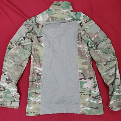 US Army Small 1/4 Quarter Zip Type 2 Combat OCP Multicam FRAC Top Shirt Used *fa06-ALP25*