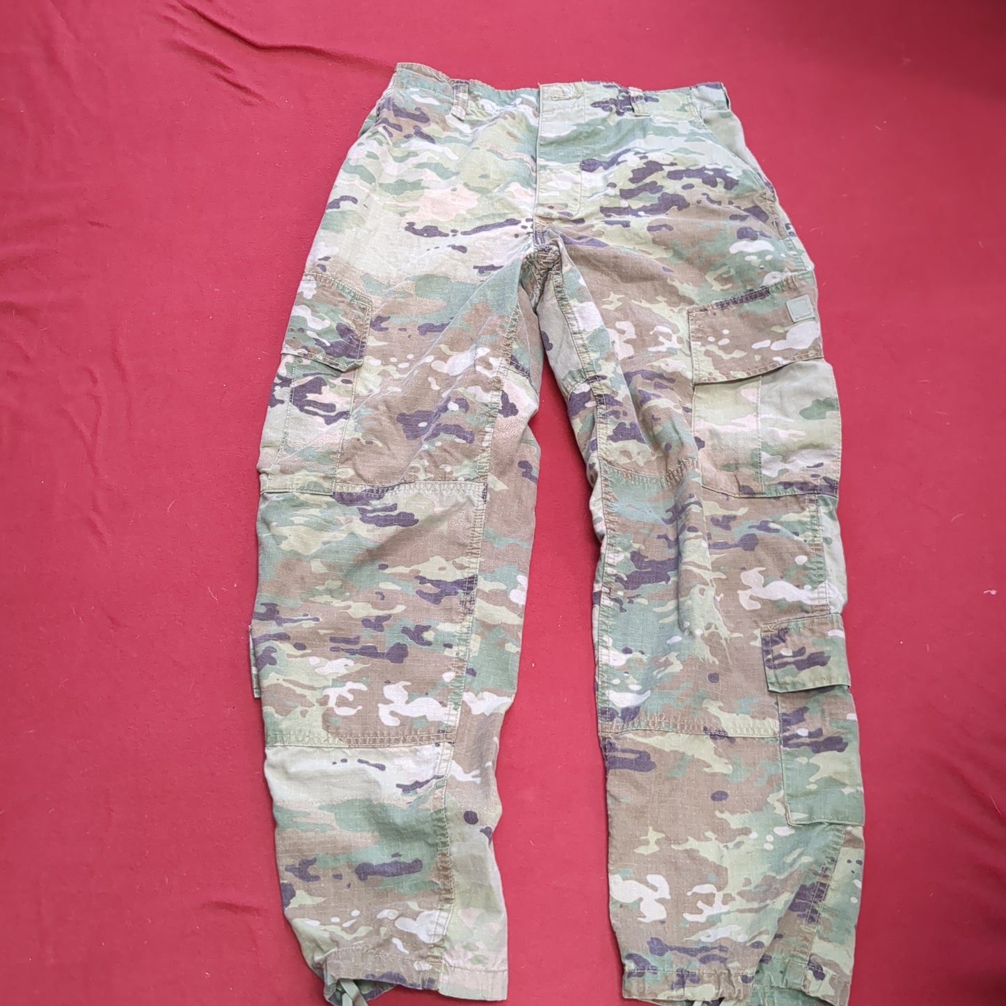 SET of US Army MEDIUM REGULAR Top/M Short Pants Multicam OCP Uniform FRAC Top Pants Used (fc06-APR457)