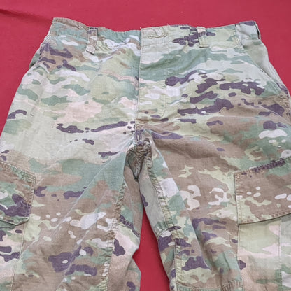 SET of US Army MEDIUM REGULAR Top/M Short Pants Multicam OCP Uniform FRAC Top Pants Used (fc06-APR457)