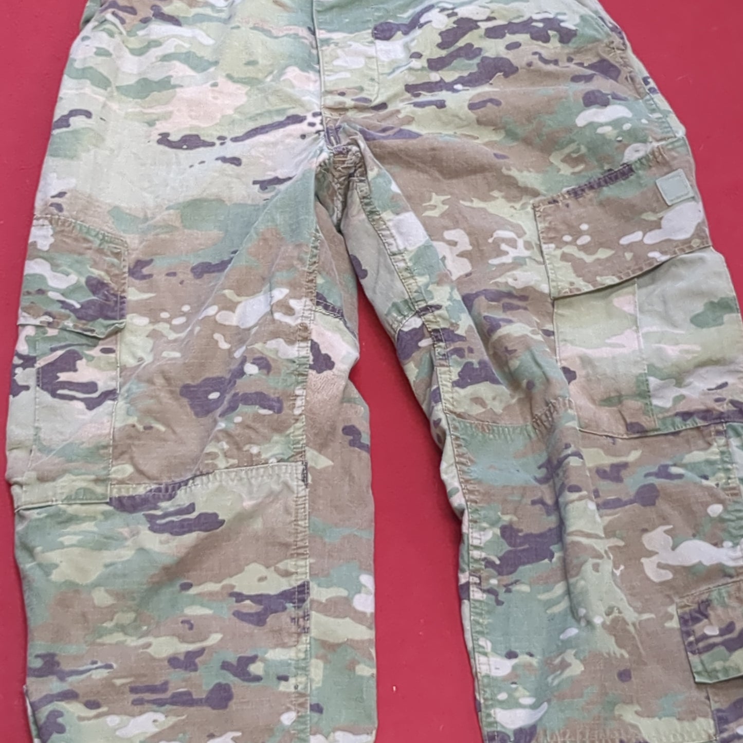 SET of US Army MEDIUM REGULAR Top/M Short Pants Multicam OCP Uniform FRAC Top Pants Used (fc06-APR457)