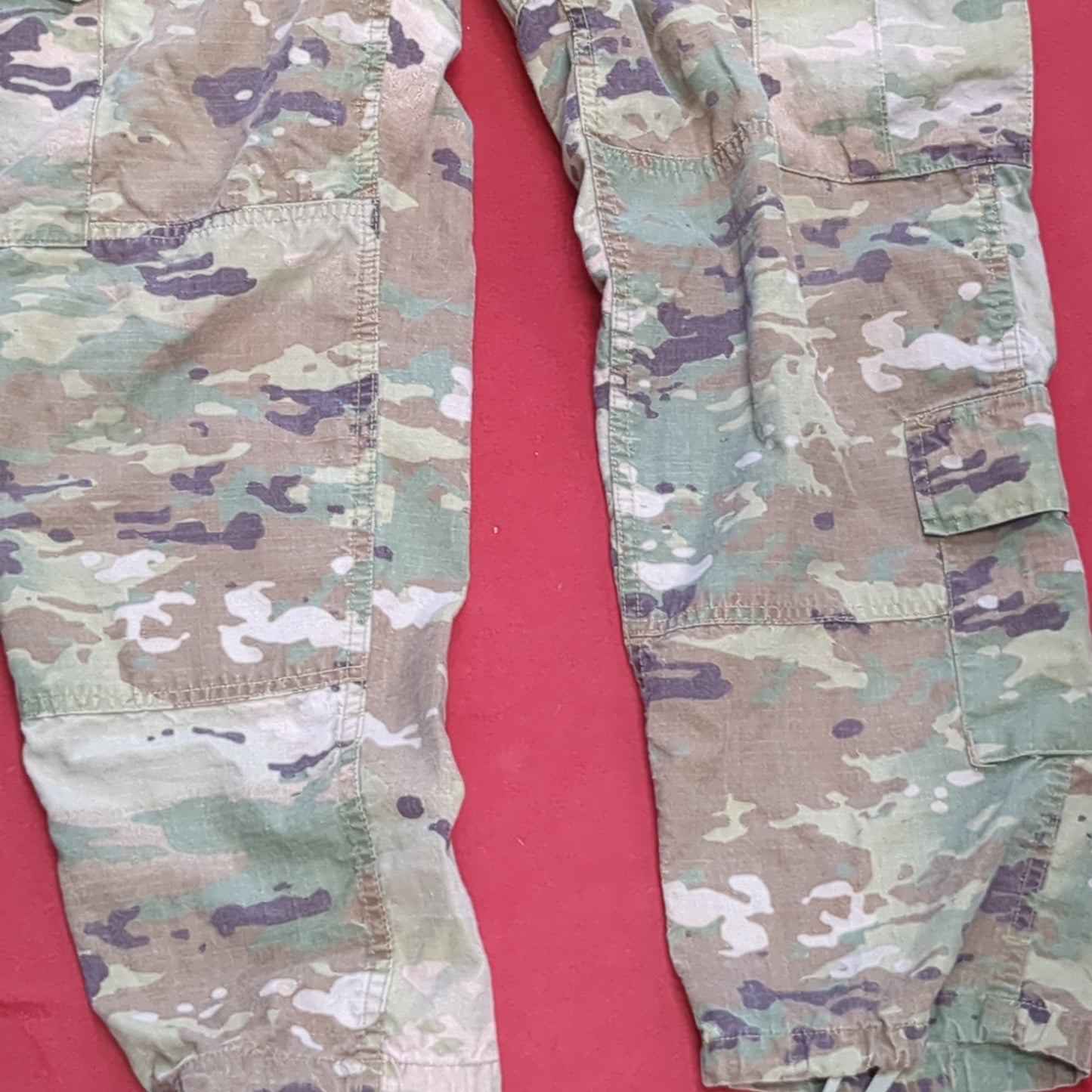 SET of US Army MEDIUM REGULAR Top/M Short Pants Multicam OCP Uniform FRAC Top Pants Used (fc06-APR457)