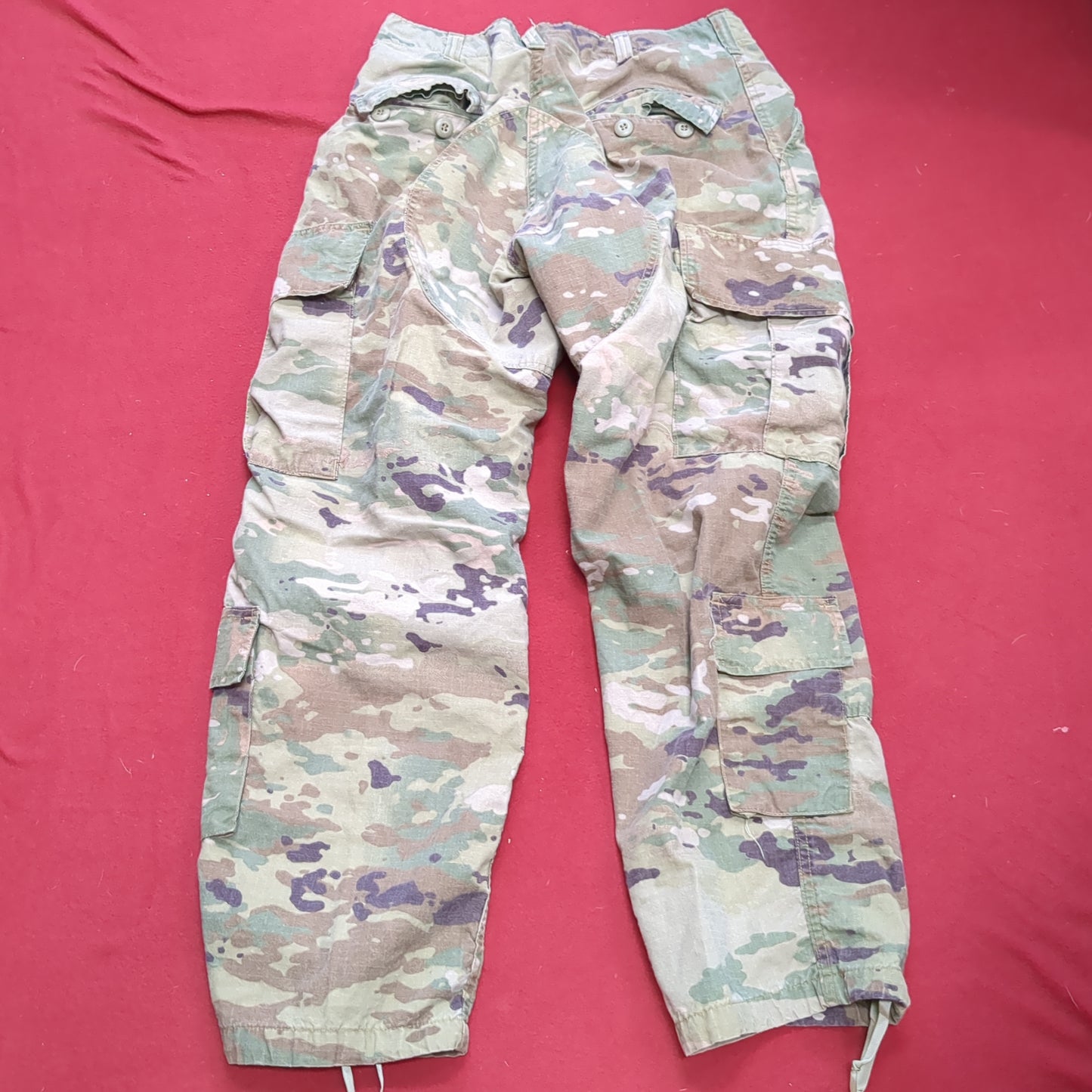 SET of US Army MEDIUM REGULAR Top/M Short Pants Multicam OCP Uniform FRAC Top Pants Used (fc06-APR457)