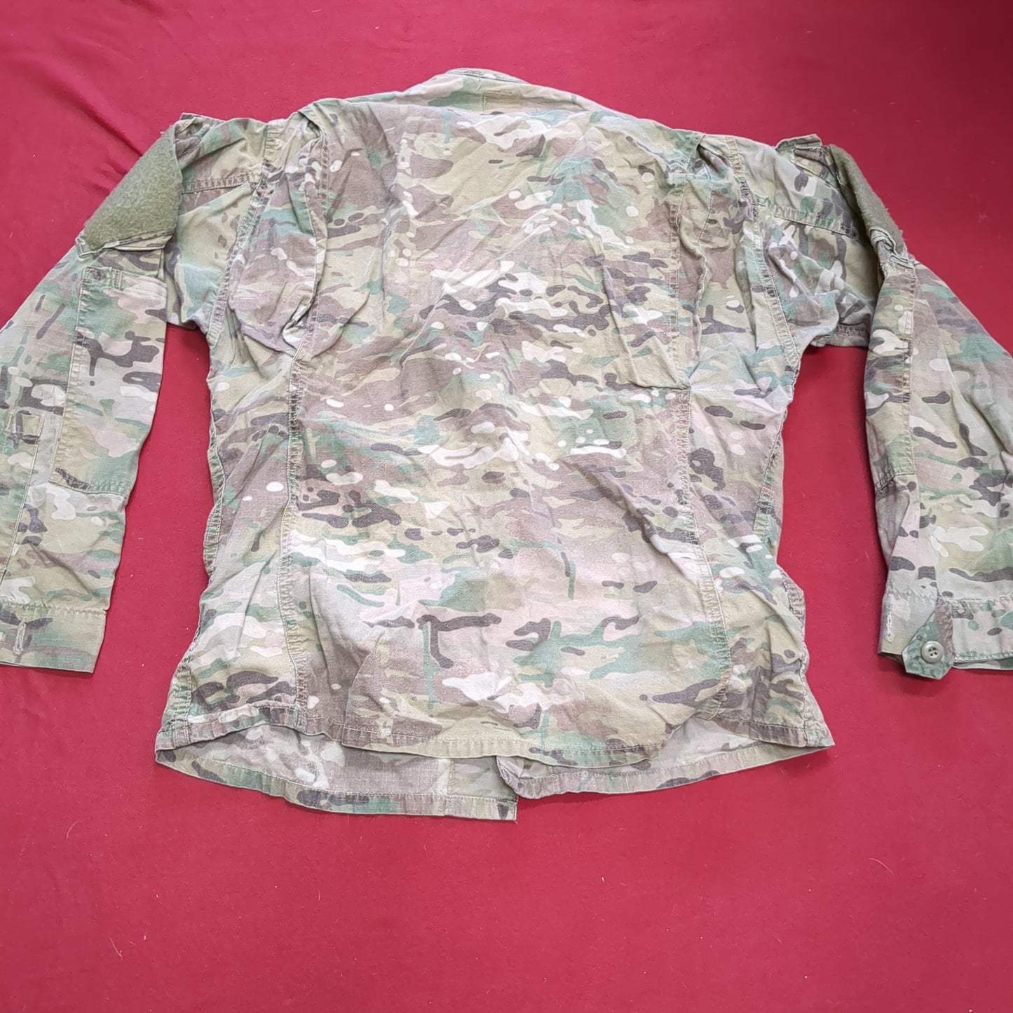 SET of US Army MEDIUM REGULAR Top/M Short Pants Multicam OCP Uniform FRAC Top Pants Used (fc06-APR457)