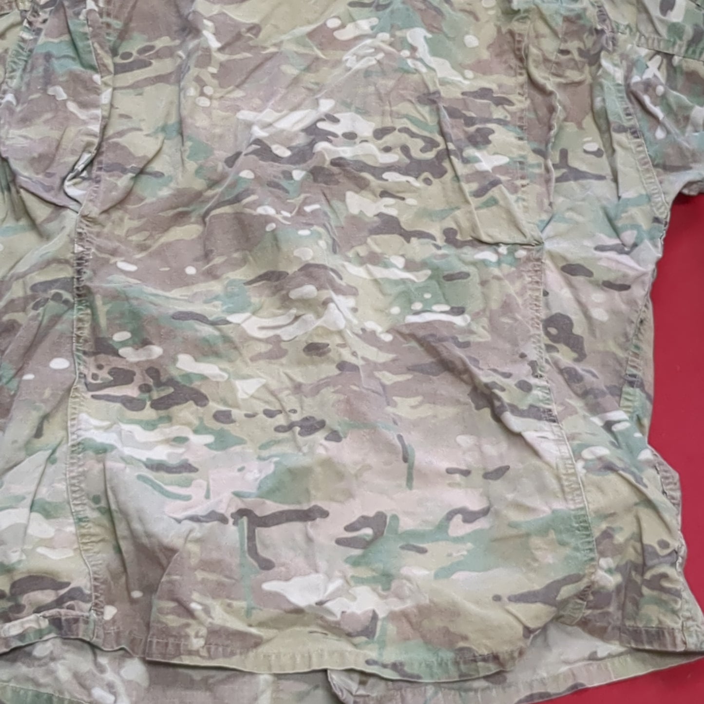 SET of US Army MEDIUM REGULAR Top/M Short Pants Multicam OCP Uniform FRAC Top Pants Used (fc06-APR457)