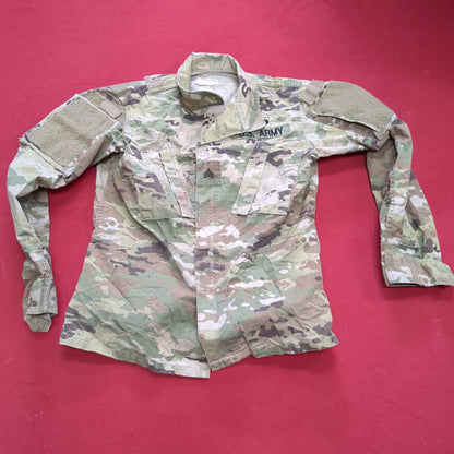 US Army Female 33 Short Traditional OCP Uniform Top Air Force Good Condition (ocp2- fa18-APR459)