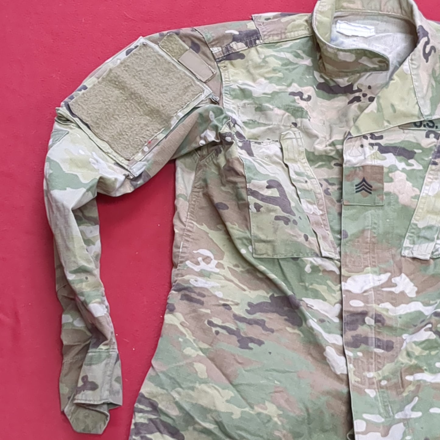 US Army Female 33 Short Traditional OCP Uniform Top Air Force Good Condition (ocp2- fa18-APR459)