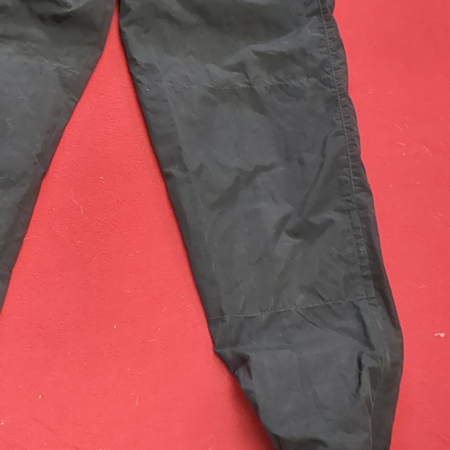 US Army Black Gold Pants Cold Weather APFU PT Uniform Medium Long Excellent Condition (fb07-APR468)