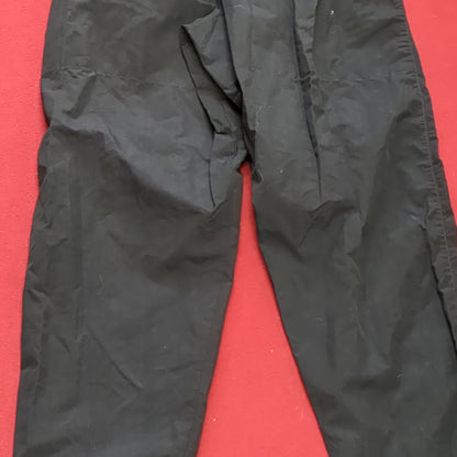 US Army Black Gold Pants Cold Weather APFU PT Uniform Medium Long Excellent Condition (fb07-APR468)