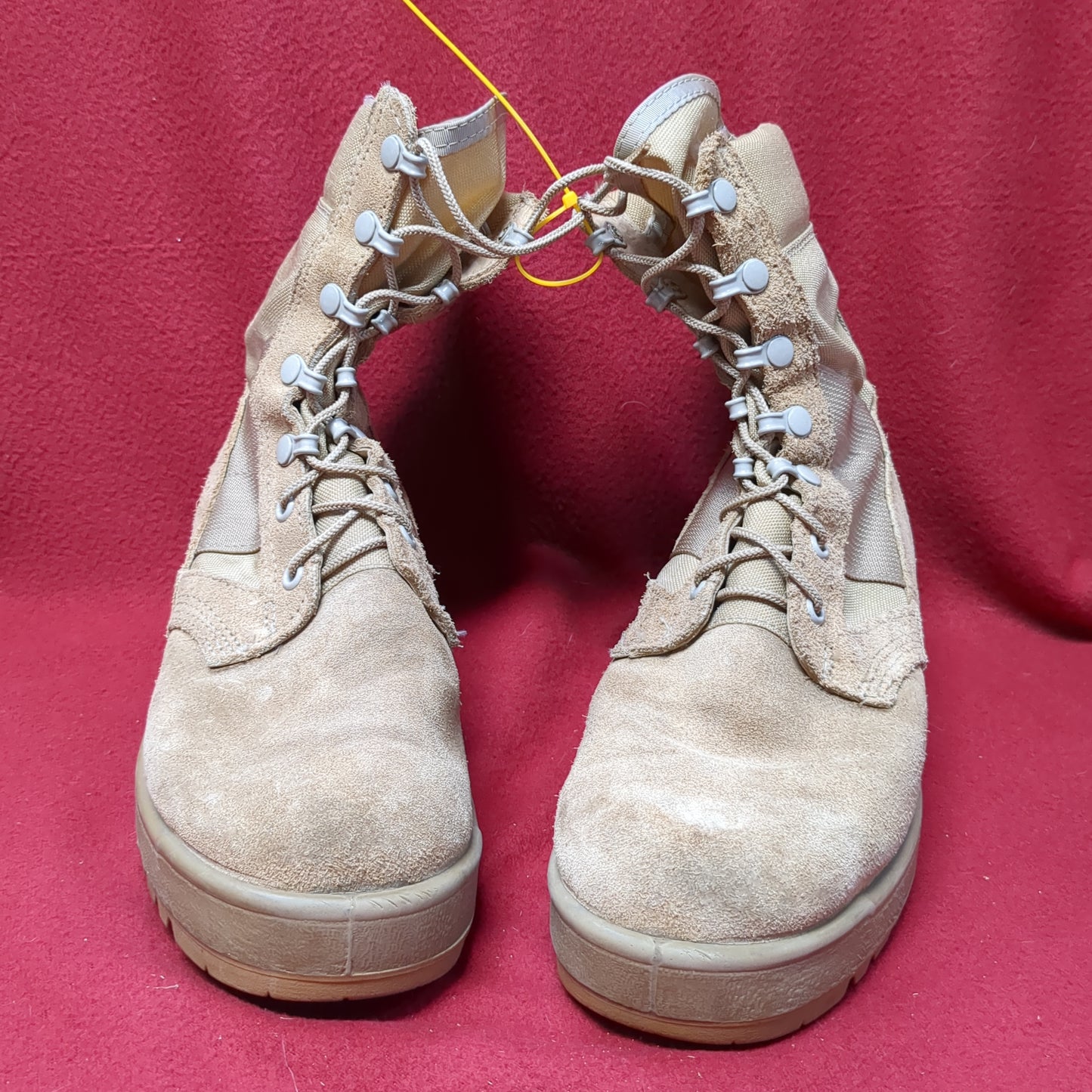 US Army 6 R Standard Issue Hot Weather Combat Boots Coyote 499 Tan (10g 12n- db13-MAY96)