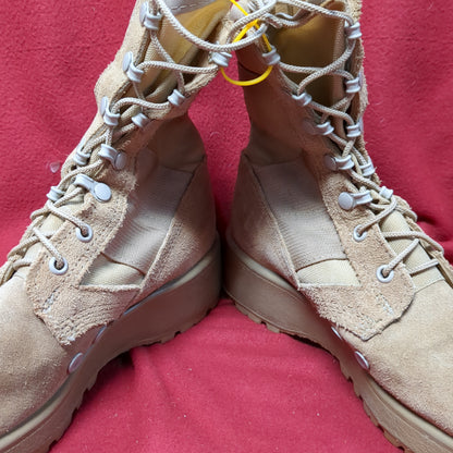 US Army 6 R Standard Issue Hot Weather Combat Boots Coyote 499 Tan (10g 12n- db13-MAY96)