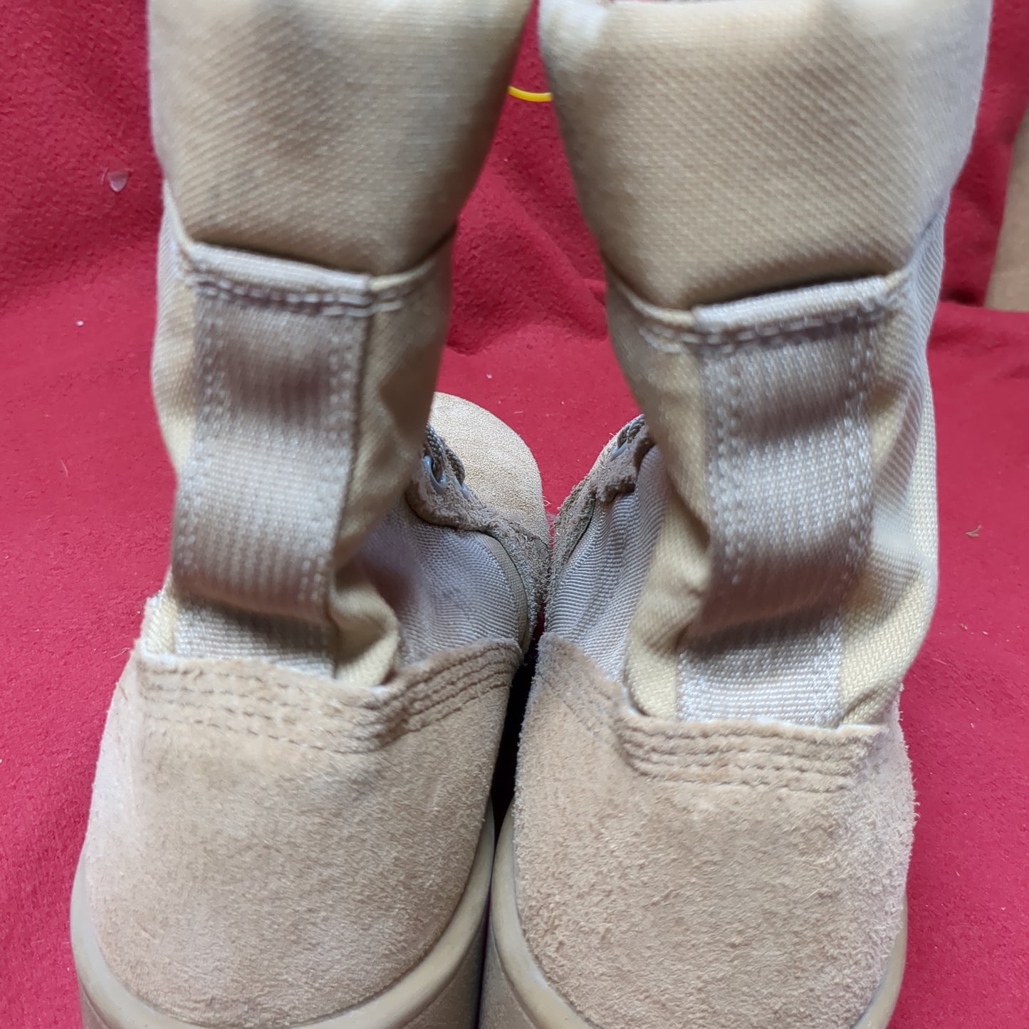 US Army 6 R Standard Issue Hot Weather Combat Boots Coyote 499 Tan (10g 12n- db13-MAY96)