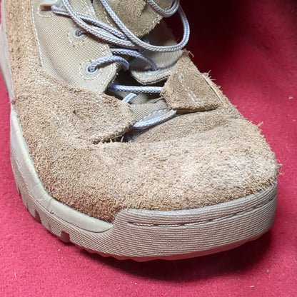 US Army Hot Weather Nike Combat Boots Desert Sand Size 7 (cb2-MAY100)