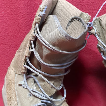 US Army Hot Weather Nike Combat Boots Desert Sand Size 7 (cb2-MAY100)