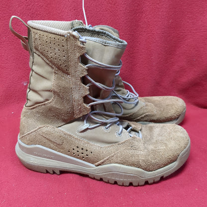 US Army Hot Weather Nike Combat Boots Desert Sand Size 7 (cb2-MAY100)