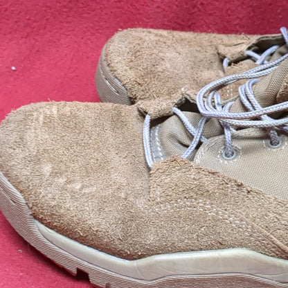 US Army Hot Weather Nike Combat Boots Desert Sand Size 7 (cb2-MAY100)