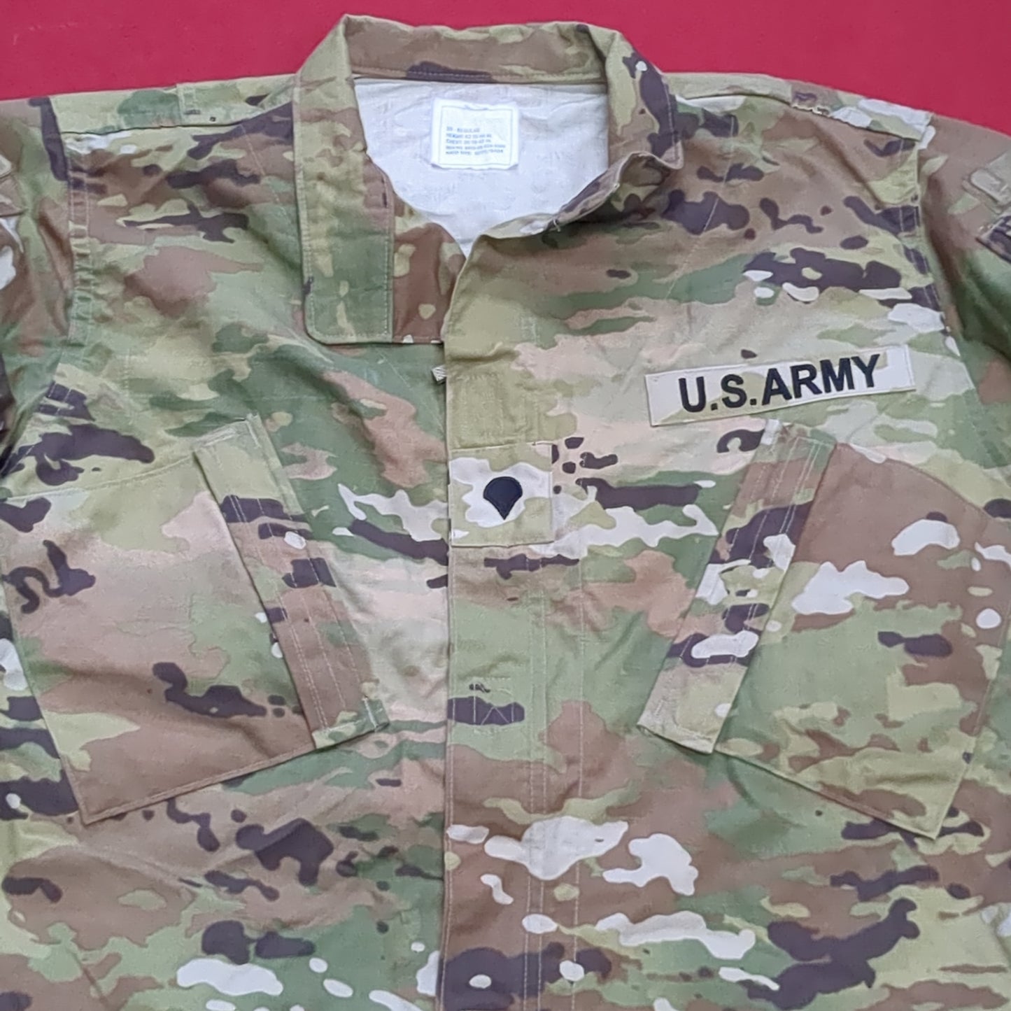 US Army Size: 39 Regular Traditional OCP Uniform Top Air Force Excellent Condition (OCP1- fa19-MAY158)