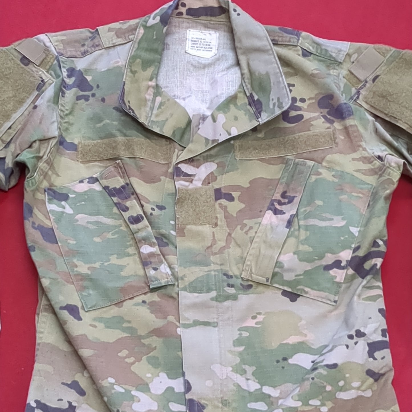 US Army Size: 33 REGULAR Traditional OCP Uniform Top Air Force Used (OCP3- fa17-MAY163)