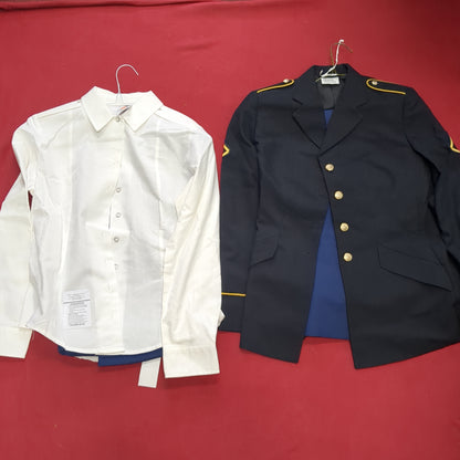 US Army Enlisted Dress Blue's Jacket W/Pants and Long Sleeve Shirt Excellent Condition (DG2- ea02-MAY192)