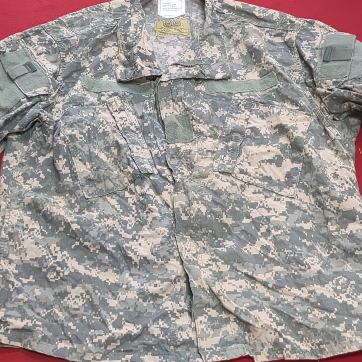 NOS US Army ACU Combat Uniform Top Large Short UCP Digital Used (fb16-MAY195)