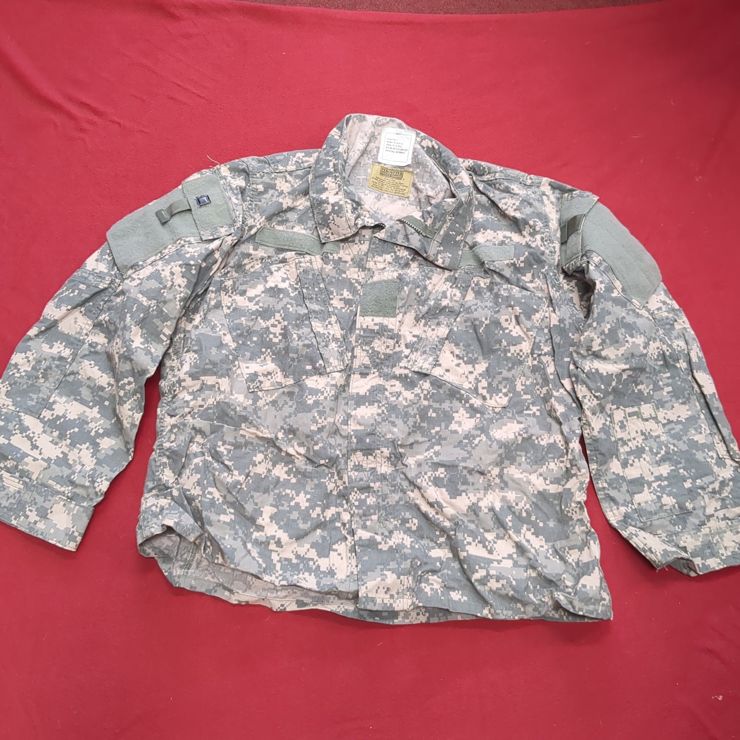 NOS US Army ACU Combat Uniform Top Large Short UCP Digital (fb16-MAY196)