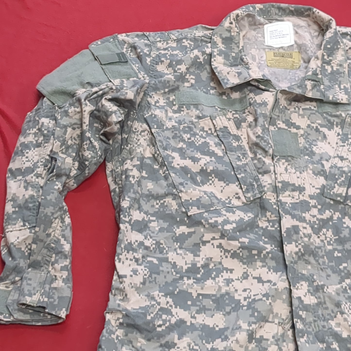 NOS US Army ACU Combat Uniform Top Large Short UCP Digital (fb16-MAY197)