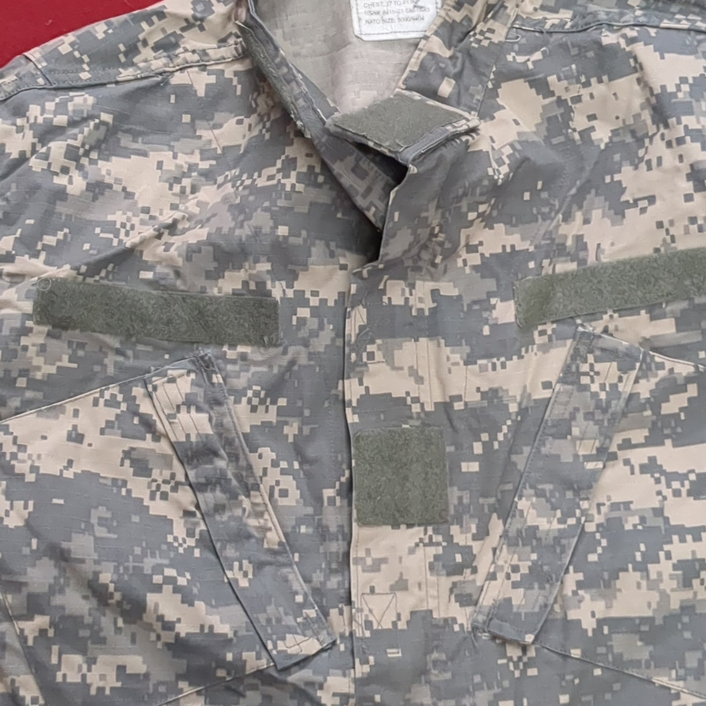 US Army ACU Combat Uniform Top Medium Long UCP Digital Good Condition (fb16-MAY203)