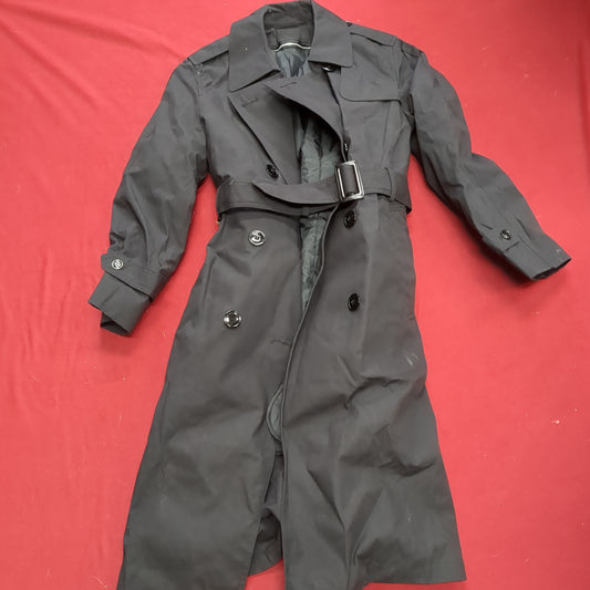 US Army DCSP ASU 10R Black All-Weather Overcoat Dress Uniform (J29-MAY222)