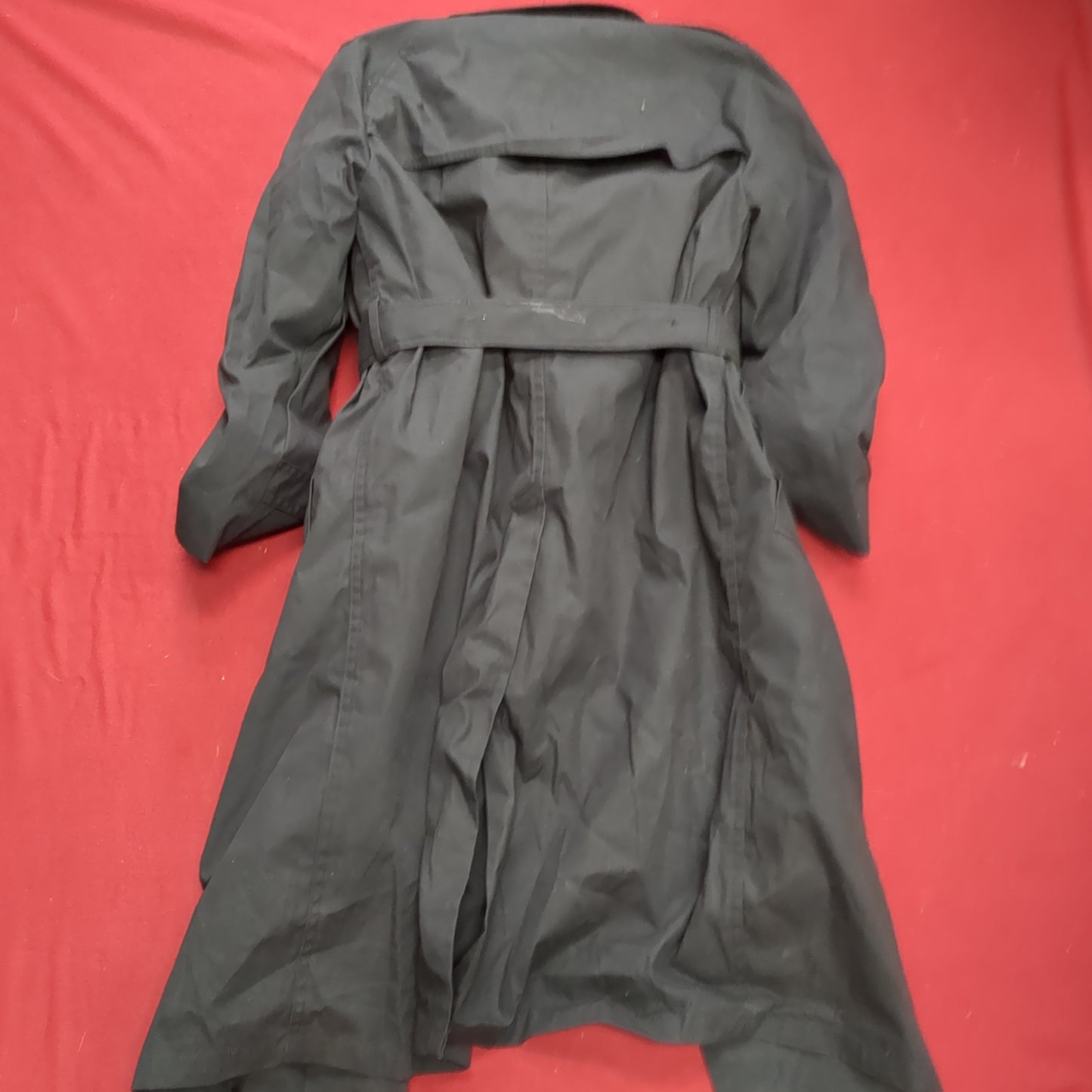 US Army DCSP ASU 10R Black All-Weather Overcoat Dress Uniform (J29-MAY222)