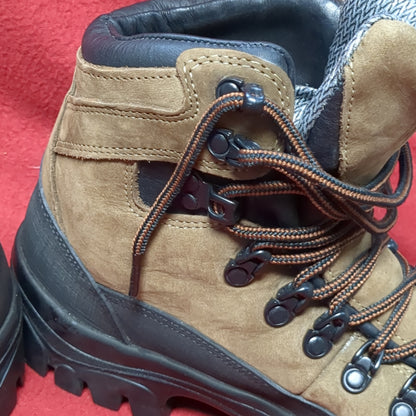 Wellco Brown Military Hiking Combat Boots size 4.5W (cb2-MAY283)