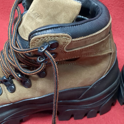 Wellco Brown Military Hiking Combat Boots size 4.5W (cb2-MAY283)