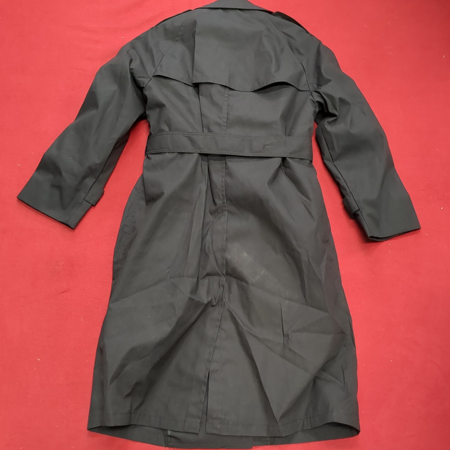 NWT US Army 10S Black All-Weather Overcoat Dress Uniform (j29-MAY308)