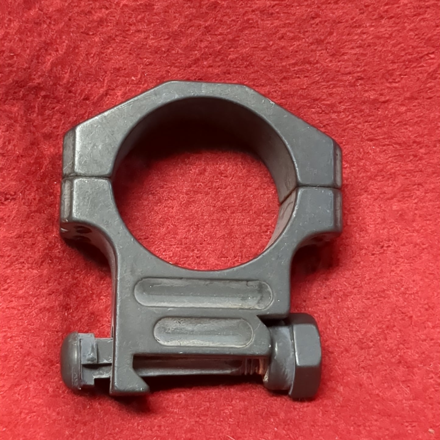 GG and G 1020 Sniper Grade Steel Scope Ring 30mm  Excellent Condition (hc05-MAY373)