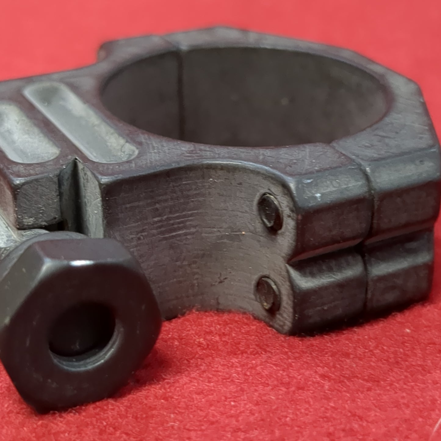 GG and G 1020 Sniper Grade Steel Scope Ring 30mm  Excellent Condition (hc05-MAY373)