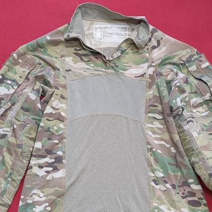 US Army Small 1/4 Quarter Zip Type 2 Combat OCP Multicam FRAC Top Shirt (CSO2- fa15-MAY377)