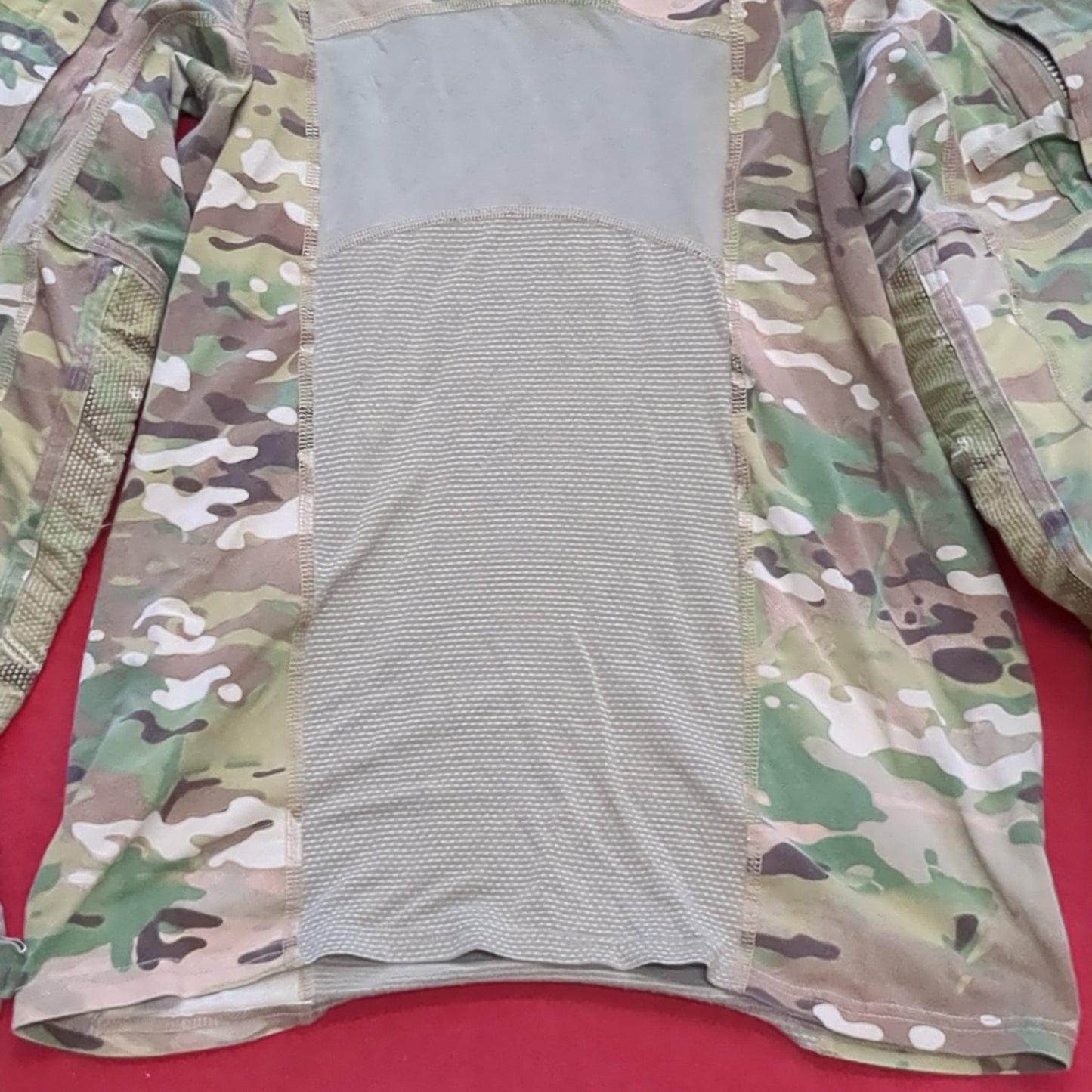 US Army Small 1/4 Quarter Zip Type 2 Combat OCP Multicam FRAC Top Shirt (fa09-MAR66)