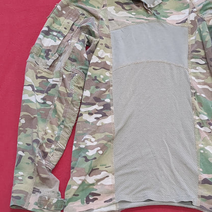 US Army Small 1/4 Quarter Zip Type 2 Combat OCP Multicam FRAC Top Shirt (CSO2- fa15-MAY377)