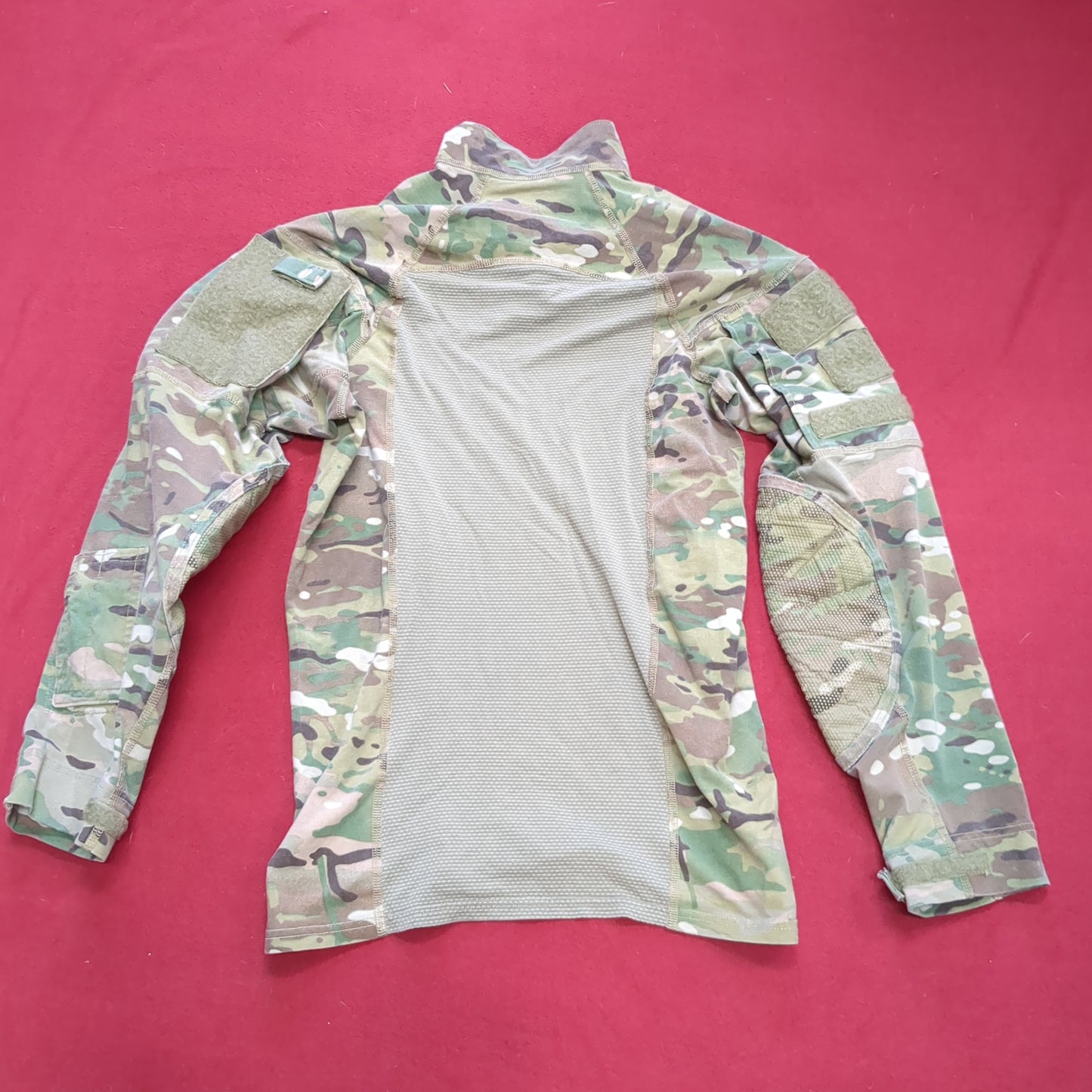 US Army Small 1/4 Quarter Zip Type 2 Combat OCP Multicam FRAC Top Shirt (CSO2- fa15-MAY377)