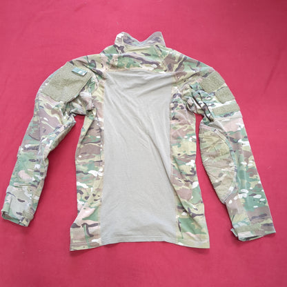 US Army Small 1/4 Quarter Zip Type 2 Combat OCP Multicam FRAC Top Shirt (CSO2- fa15-MAY377)