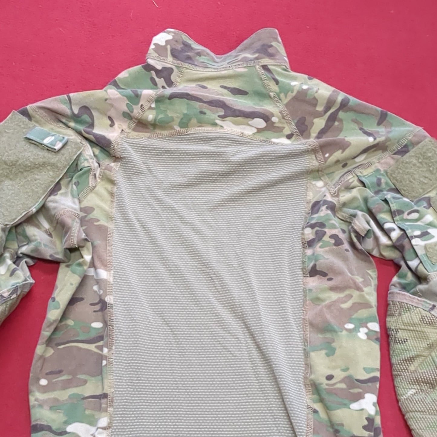 US Army Small 1/4 Quarter Zip Type 2 Combat OCP Multicam FRAC Top Shirt (CSO2- fa15-MAY377)