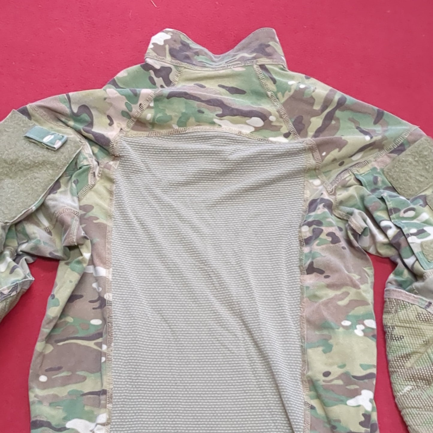 US Army Small 1/4 Quarter Zip Type 2 Combat OCP Multicam FRAC Top Shirt (fa09-MAR66)