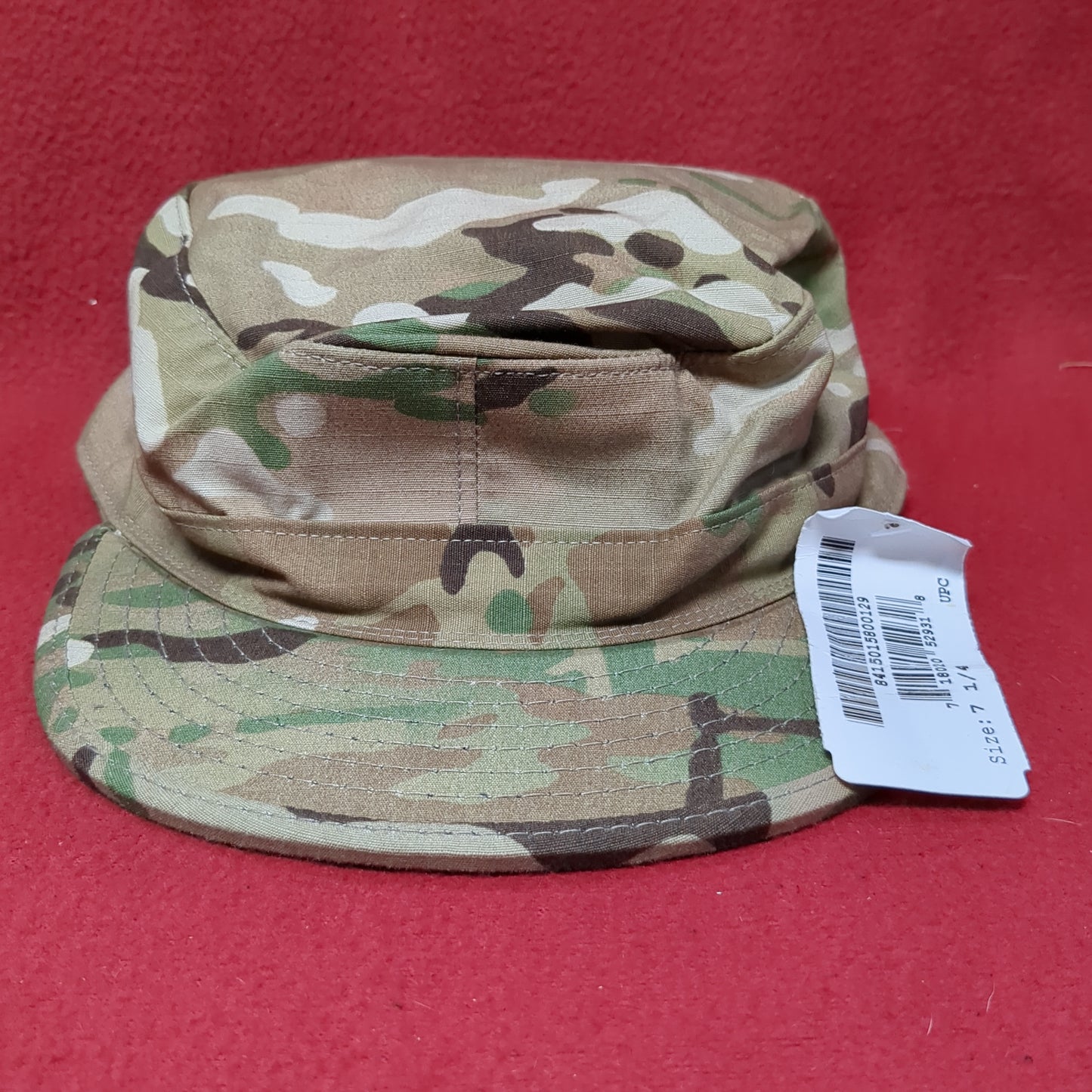 NWT 7 1/4 US Army Issued Patrol Cap PC OCP w Name Velcro Strip (aa08-JUN43)