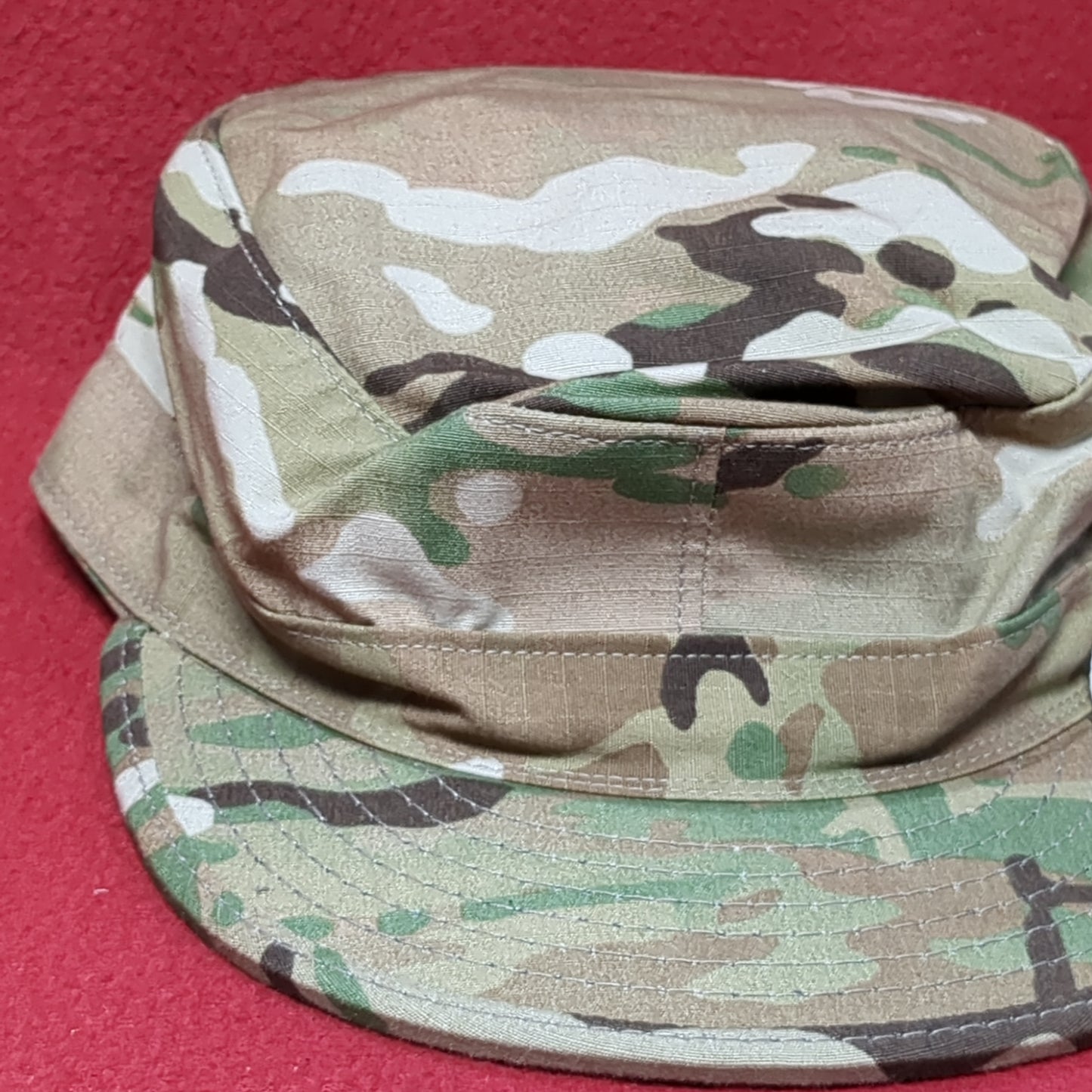 NWT 7 1/4 US Army Issued Patrol Cap PC OCP w Name Velcro Strip (aa08-JUN43)