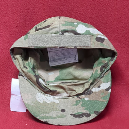 NWT 7 1/4 US Army Issued Patrol Cap PC OCP w Name Velcro Strip (aa08-JUN43)