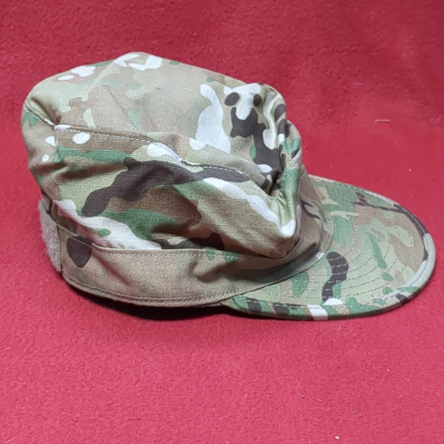 NWT 7 1/4 US Army Issued Patrol Cap PC OCP w Name Velcro Strip (aa08-JUN43)