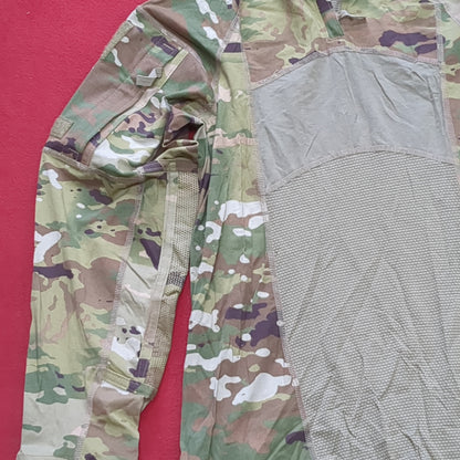 US Army Medium 1/4 Quarter Zip Type 2 Combat OCP Multicam FRAC Top Shirt (cso2- fa15-JUN152)